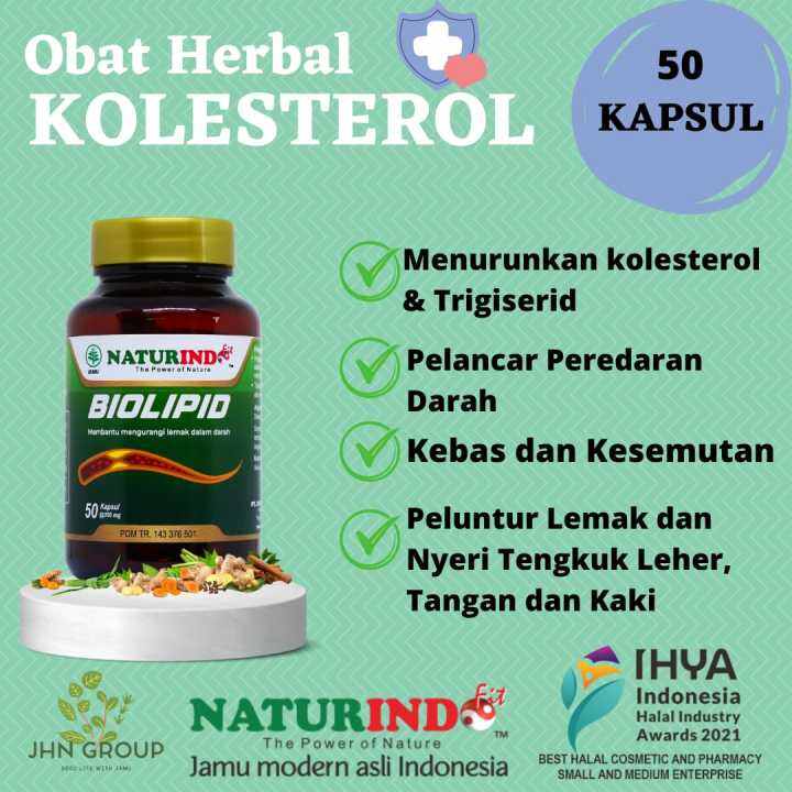 Biolipid Obat Herbal Kolesterol Kebas Kesemutan Nyeri Tangan Dan