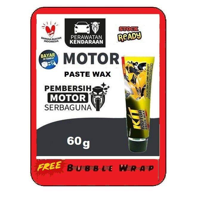 KIT Original Paste Wax Rubbing Compound Penghilang Baret Motor Mobil