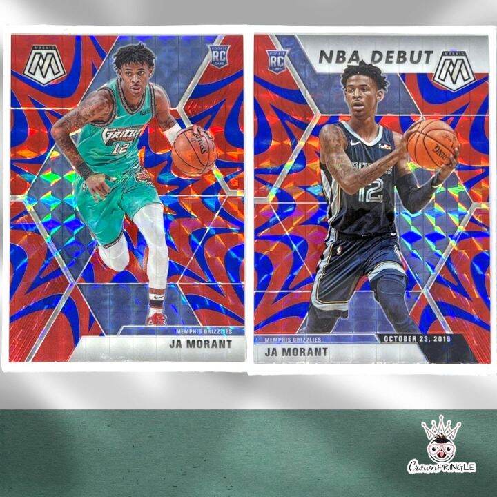 Mosaic Blue Reactive Silver Prizm Ja Morant Rc Rookie Card Holo