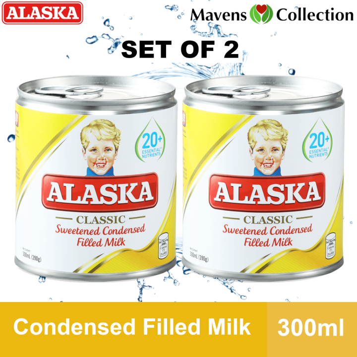 Alaska Sweetened Condensed Filled Milk 300ml Set Of 2 By MAVENS