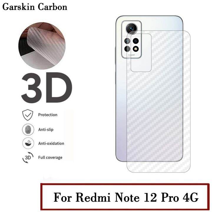 STICKER SKIN CARBON XIAOMI REDMI 12 4G REDMI NOTE 12 PRO 4G NOTE 12