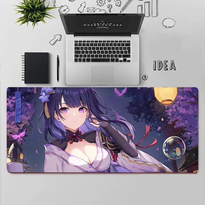 Gaming Mouse Pad Large Mouse Pad Pc Gamer Computer Mouse Mat Genshin