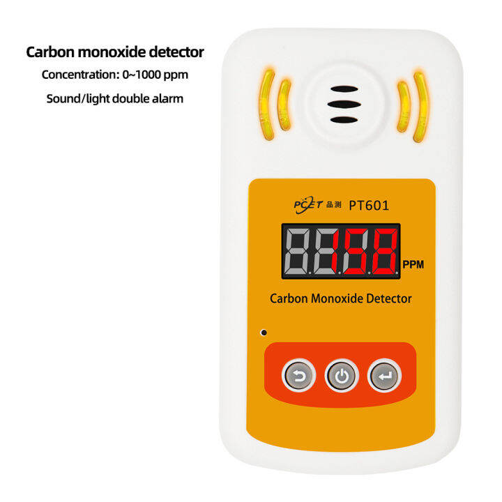 Portable Carbon Monoxide Detector Handheld Co Gas Leak Analyzer High