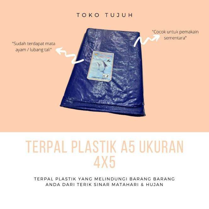 Terpal Plastik A5 Ukuran 4x5 Meter Lazada Indonesia