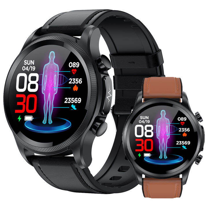 E400 Smart Watch New Real Time Noninvasive Blood Glucose ECG PPG Body