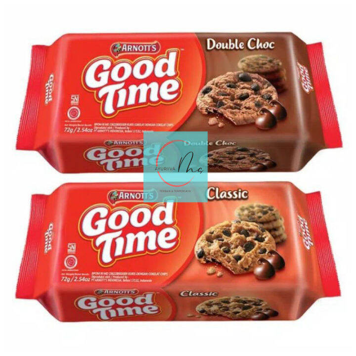 Good Time Double Choco Cokelat Biskuit 72 Gram Lazada Indonesia