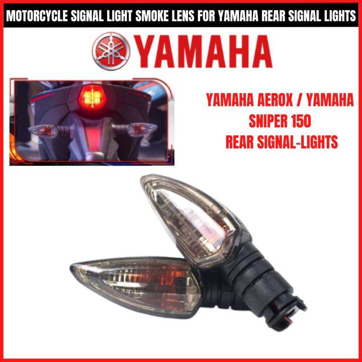 MOTORCYCLE SIGNAL LIGHT SMOKE LENS FOR YAMAHA AEROX YAMAHA SNIPER 150