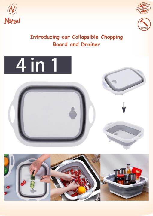 Collapsible Chopping Board And Drainer Lazada Ph