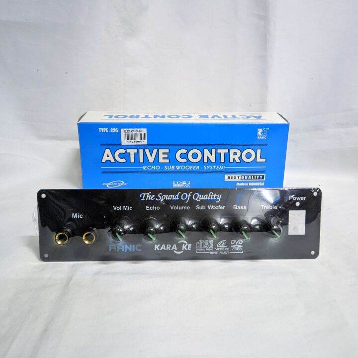 Kit Tone Control Active Echo System Subwoofer Panel Depan Ranic RE