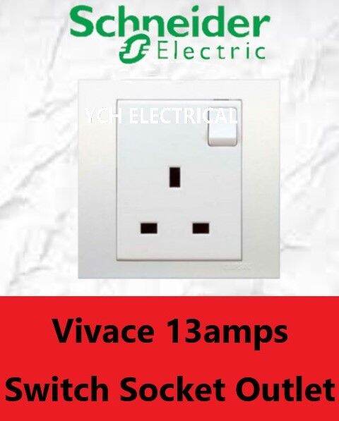 Sirim Schneider Clipsal Vivace A Gang Switch Socket Outlet V