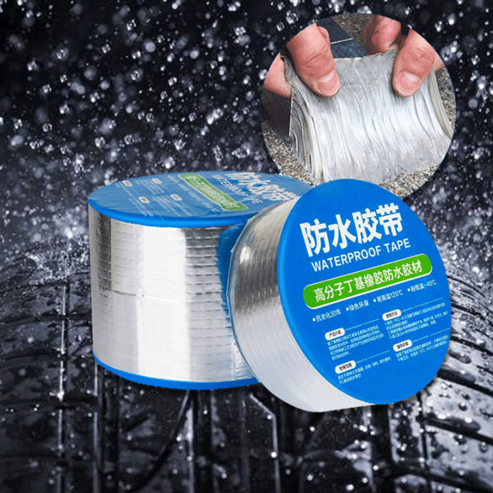 Tape Waterproof Aluminum Foil Butyl Super Strong Pantapal Sa Bubong