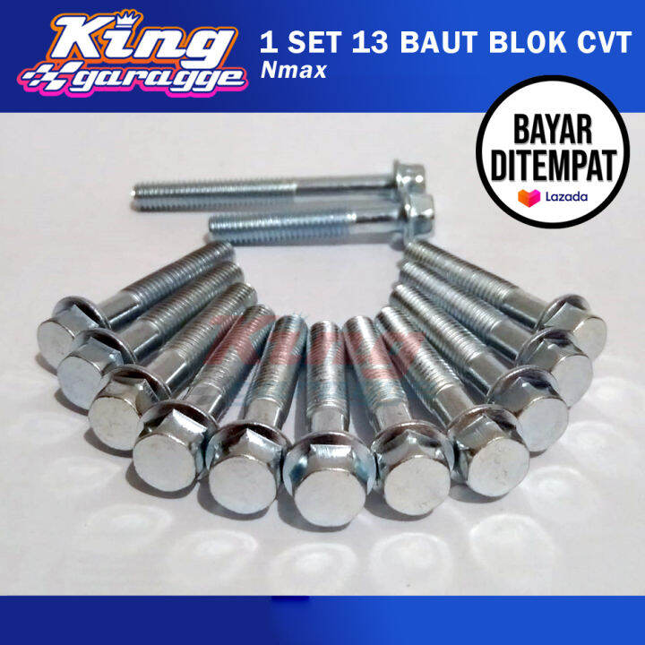 Baut Blok Cvt Nmax Set Baut Blok Cvt Yamaha Nmax Lazada Indonesia