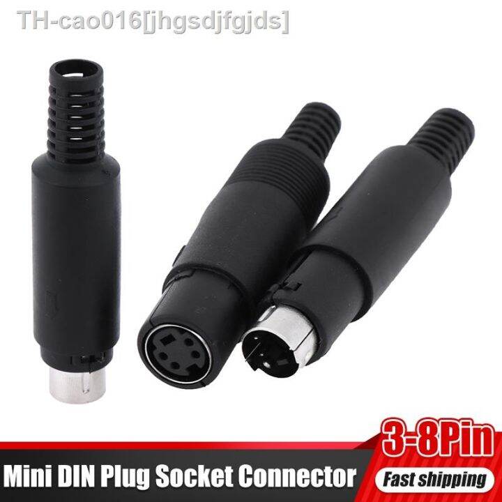 Pin Mini Din Plug Socket Connector Pin Chassis Cable