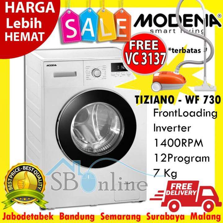 Mesin Cuci Modena Front Loading WF 730 7 KG Lazada Indonesia