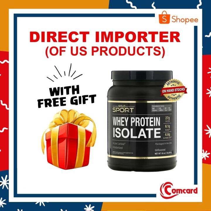 Comcard Mall California Gold Nutrition Sport Whey Protein Isolate