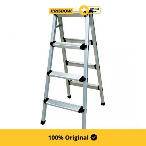 Krisbow Tangga Lipat Aluminium Tanpa Pegangan Step Lazada Indonesia