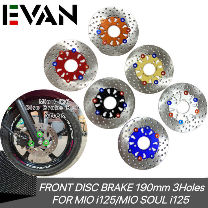 EVAN Shop Front Disc Brake 190mm 3 Holes For Mio I125 Mio Soul I125 M3