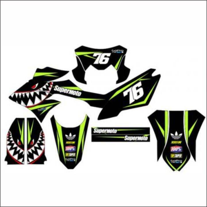 Decal Sticker Motor Full Body D TRACKER Stiker Striping D TRACKER Full