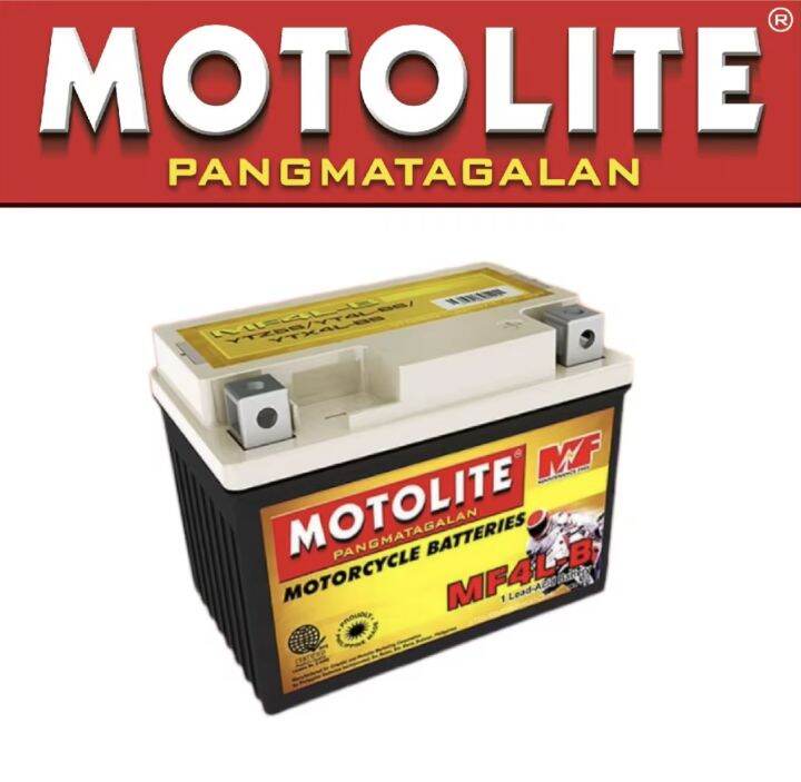 ORIGINAL Motolite MF4L B Maintenance Free Motorcycle Battery YTZ5S