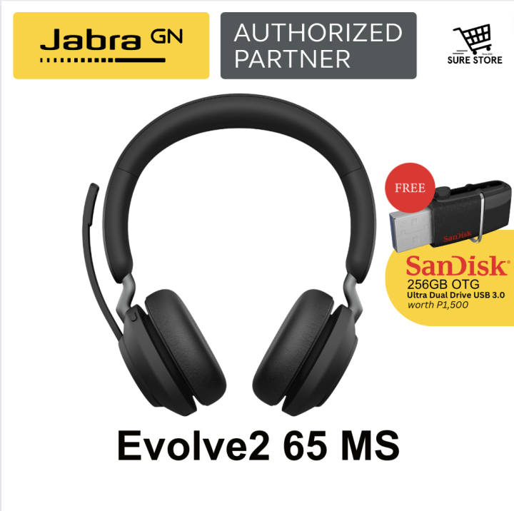 Jabra Evolve Link A Ms Stereo Black Headset Lazada Ph