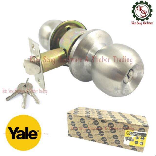 Original Yale Cylindrical Door Lock Set Mm Backset Tombol Pintu Lock