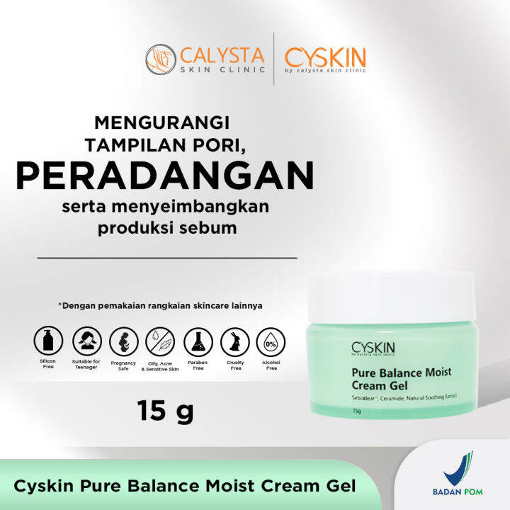 Calysta Moisturizer Cream Untuk Kulit Berjerawat Lazada Indonesia