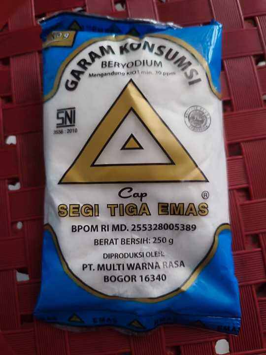 Garam G Cap Segitiga Mas Beryodium Untuk Masak Lazada Indonesia