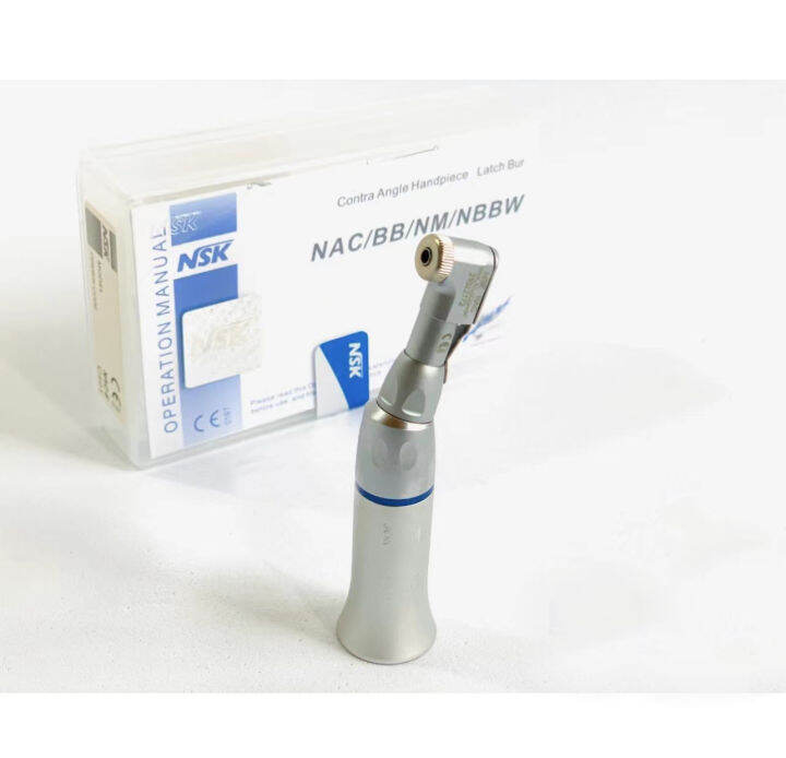 Dental Low Speed Handpiece Contra Angle Latch Push Button E Type Nsk