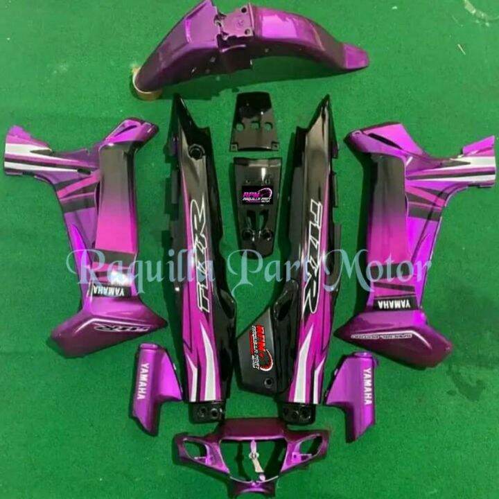 Cover Body Fizr F Zr Ungu Magenta Full Set Halus Cover Bodi Yamaha Fiz