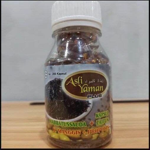 Asli Yaman Plus Habbatussauda In Manggis Kapsul Lazada Indonesia