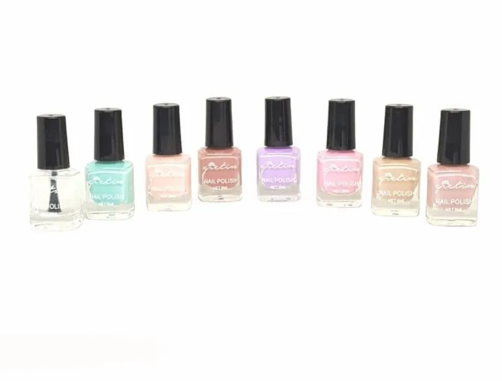 Gietin Cat Kuku Nail Polish Assorted Colours Original Kutex Nude Kutek