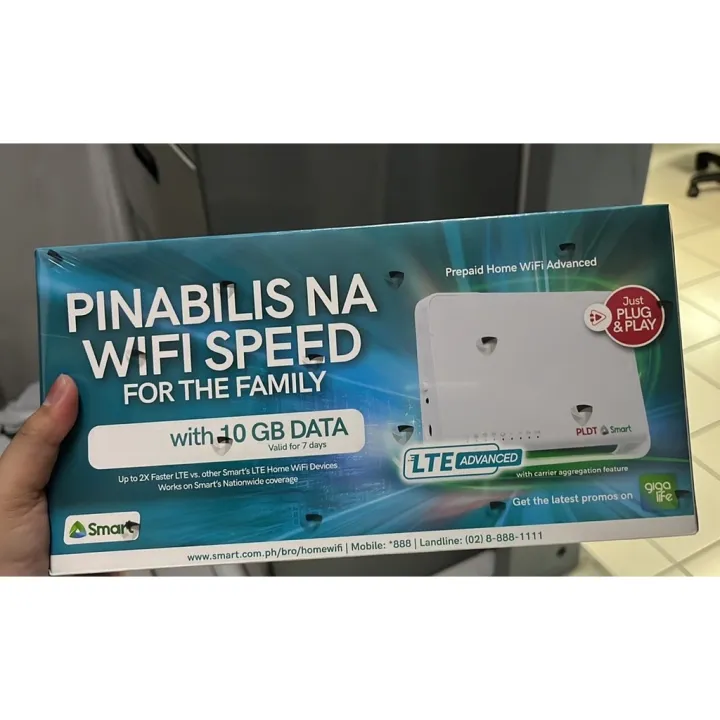 PLDT Home Prepaid Wifi EVOLUZN CAT 6 Lazada PH