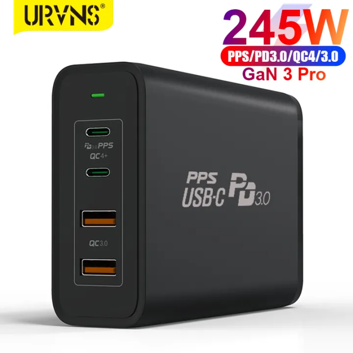 Urvns W Usb C Charger Gan Pro W Pd W Pps W Qc W Super