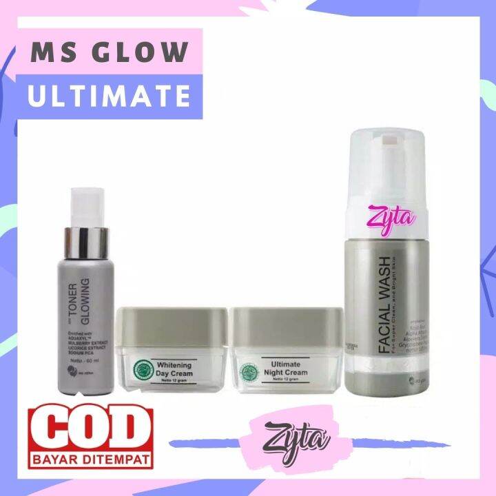 Ms Glow Ultimate Series Bpom Original Untuk Flek Dan Anti Aging