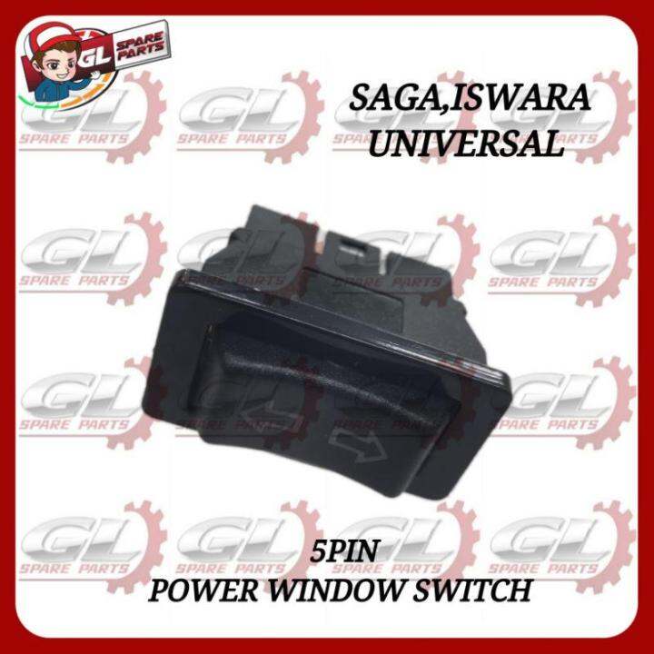 Proton Saga Iswara Pin Power Window Switch Universal Lazada