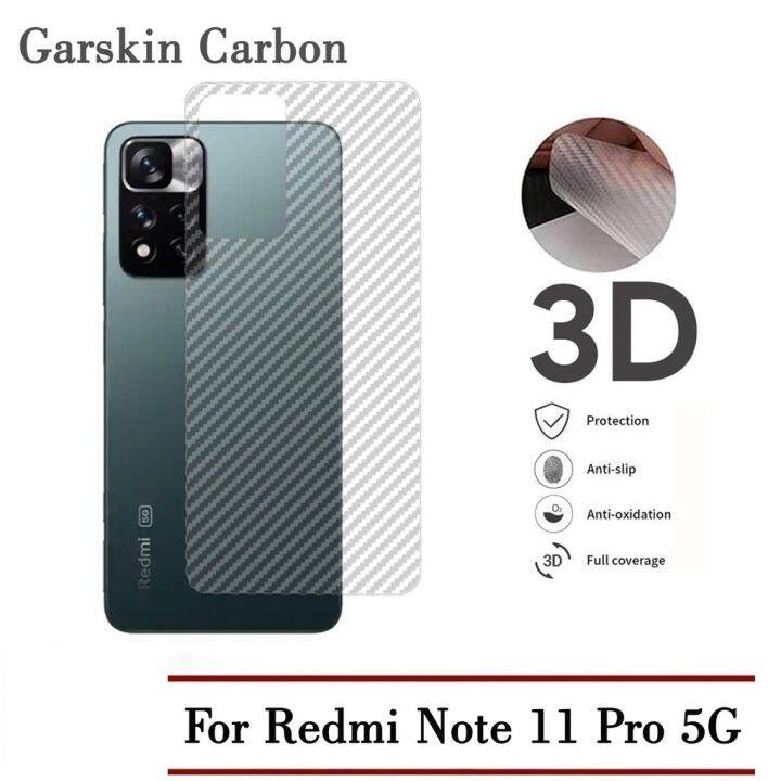 SKIN CARBON XIAOMI REDMI NOTE 11 PRO GARSKIN CARBON 3D STIKER BACK