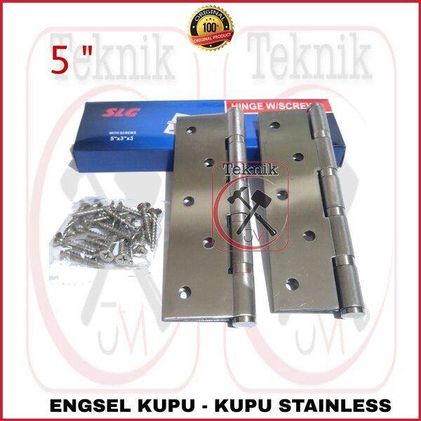 Paket Promo Pasang Engsel Pintu Inch Stainless Steel Engsel