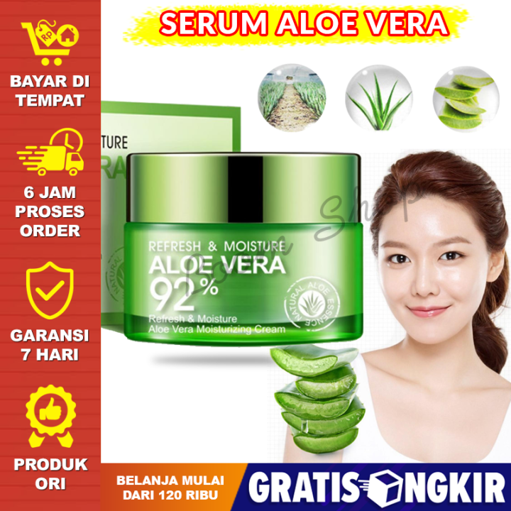 Bisa Cod Aloe Vera Gel Cream Original Bioaqua Serum Krim Wajah Aloe