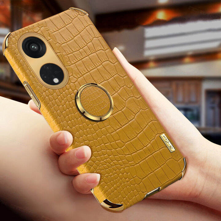 Elaxis For Oppo Reno T G Reno T G Phone Case Luxury Crocodile