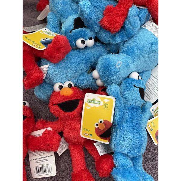 Sesame Street Plush Pal Elmo Cookie Monster 22 25cm Lazada