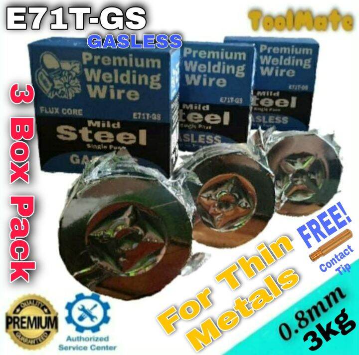 Mig Wire Gasless Flux Cored E T Gs Kg Mm Premium Vacuum Sealed For