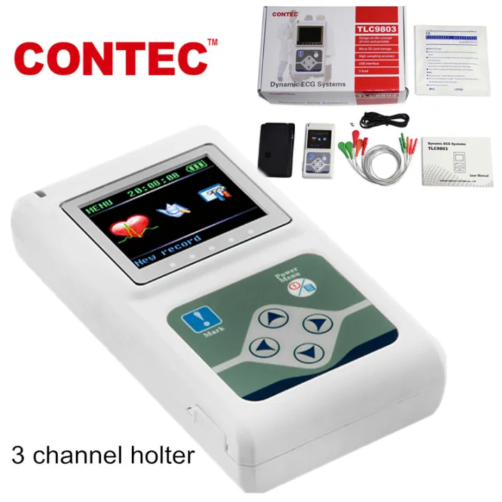 Dynamic Holter Ecg Channel Analyzer Recorder H Pacemaker Usb Pc