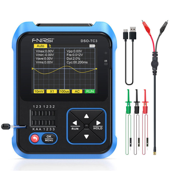 Fnirsi Dso Tc Digital Oscilloscope Transistor Tester Function Signal