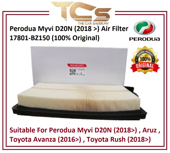 Perodua Myvi D20N 2018 Aruz Toyota Avanza Rush Air Filter