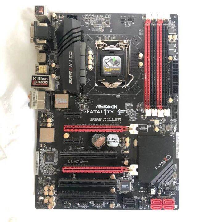 Used ASROCK B85 Killer LGA 1150 32bg USB 3 1 ATX Desktop Motherboard