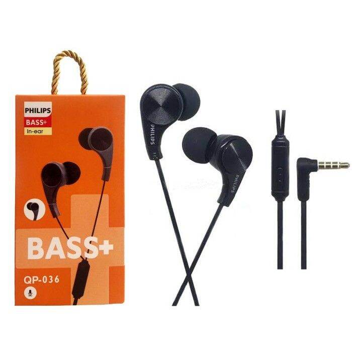 Harga Discon Dan Termurah Earphone Headset Handsfree Philips QP 036