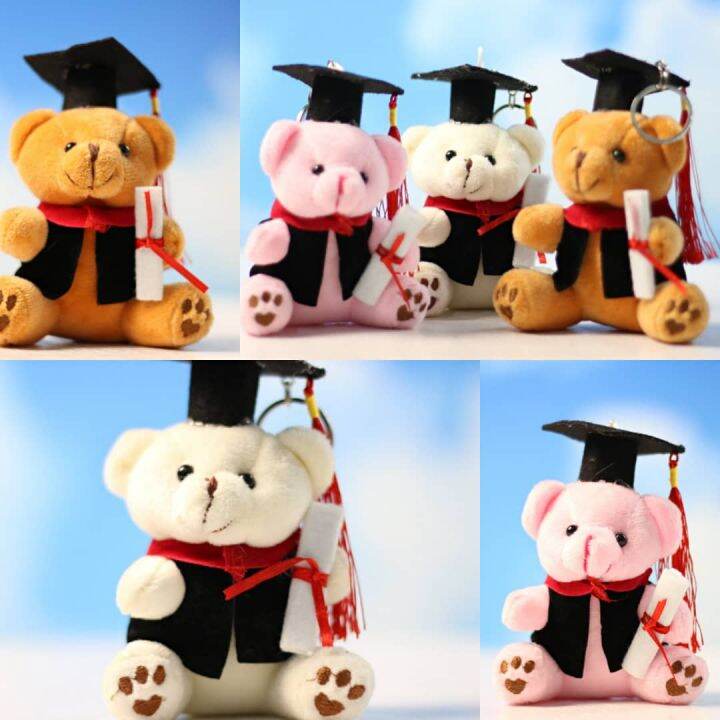 Convo Graduation Bear Soft Toys Cartoon Soft Plush 12cm M SIA Ready