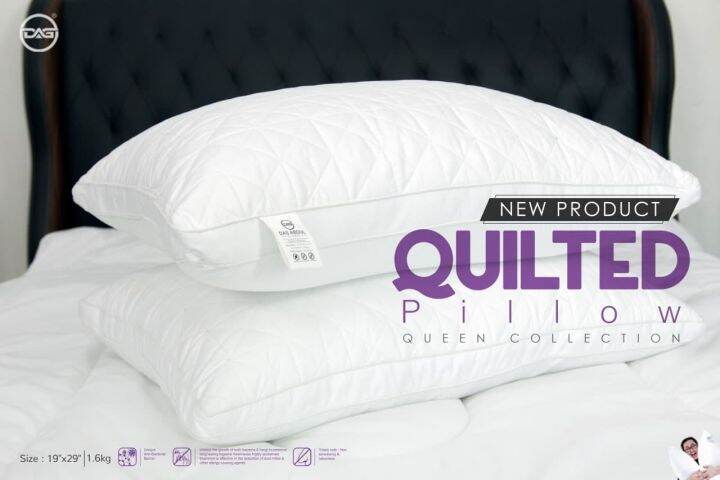 BANTAL HOTEL DAG QUILTED PILLOW QUEEN COLLECTION DAS ABDUL GLOBAL Lazada