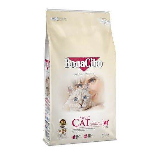 BonaCibo Premium Adult Cat Food Chicken Rice With Anchovy 2kg Lazada