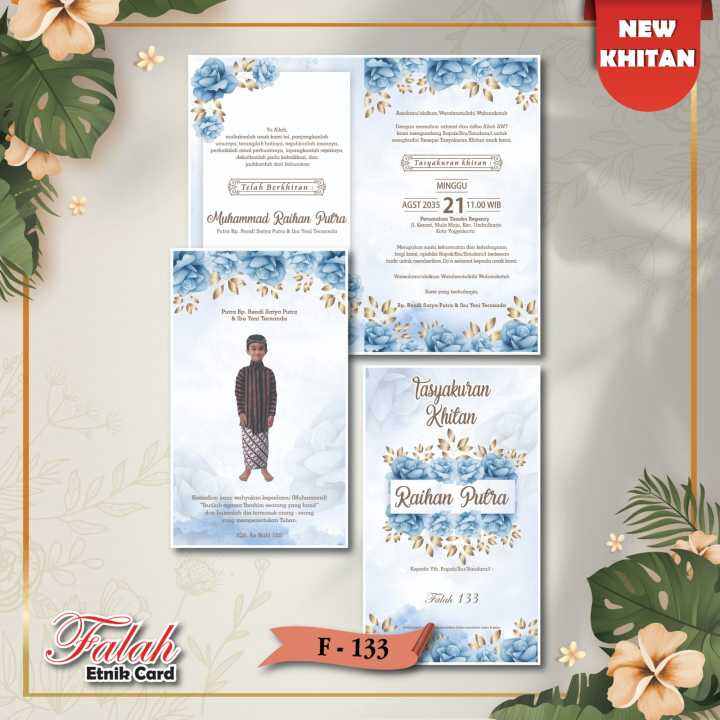 Blangko Undangan Nikah Falah 133 Design Menarik Undangan Pernikahan